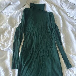 TARGET TURTLENECK TEAL DRESS